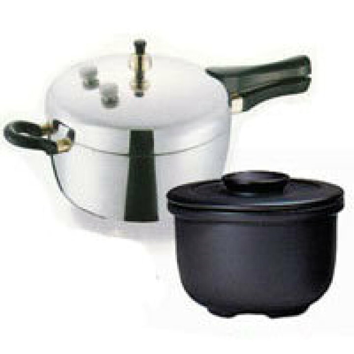 楽天市場】平和圧力鍋 PC-45A（直炊8合炊・内鍋5合炊）＋新・特選  