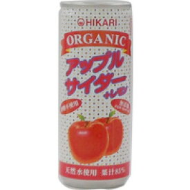 光食品 オーガニック アップルサイダー＋レモン（250ml）缶【ヒカリ】