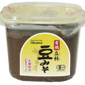 オーサワの有機立科豆みそ（650g）カップ【オーサワジャパン】