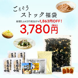 ＼3商品買って5%OFF★まとめ買いクーポン／【1,863円OFF】ごちそうストック福袋 伝説の極太麺 讃岐うどんだし 粉末 寒天海藻サラダ チョレギサラダのたれ ポテトフレーク 玉ねぎカレー 送料無料 自然の館