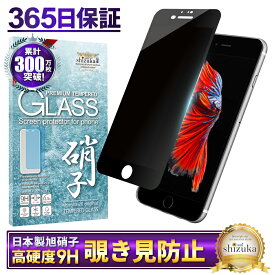 iPhone6s Plus ガラスフィルム 保護フィルム 覗き見防止 フィルム iphone6splus iphone 6sPlus アイフォン 液晶保護フィルム shizukawill シズカウィル TP01
