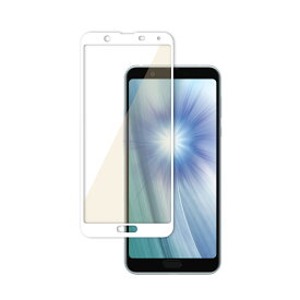 【15%OFFクーポン配布中】 AQUOS sense4 plus sense3 sense3 lite plus ガラスフィルム 保護フィルム ブルーライトカット sense4plus 全面保護 液晶保護フィルム 白縁 shizukawill シズカウィル