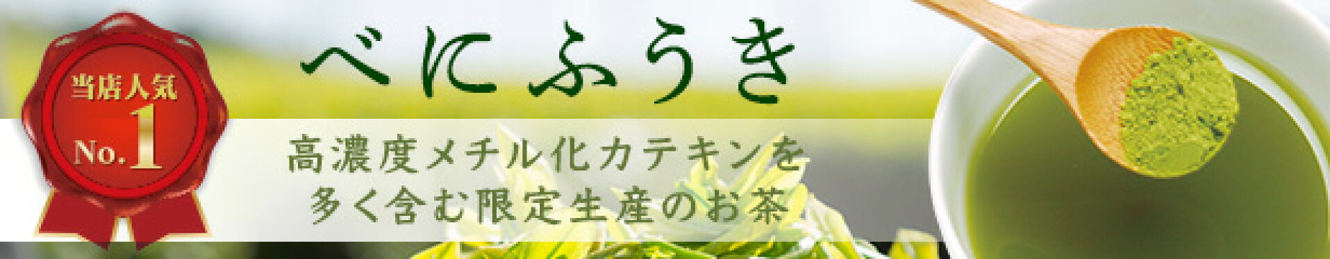 カテキンたっぷりべにふうき