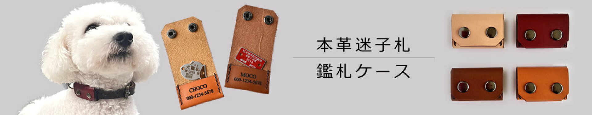 鑑札ケース兼迷子札