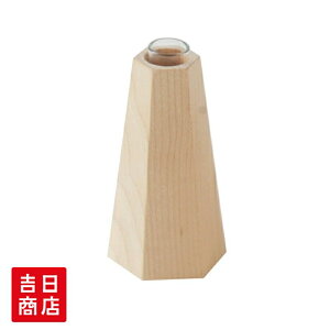 神棚 モダン 神具 かみさまの線 ROKKAKU 榊立て メープル (1本) 幅45mm 高さ80mm 日本製 国産 神具 おしゃれ インテリア お供え お祀り シンプル 天然木 メイプル 花澤啓太 デザイナー グッドデザイ