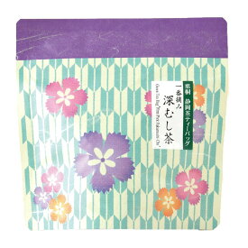 お茶 静岡 深むし 「静岡産和チャック深むしティーバッグ 3g×6ヶ」 お茶 お茶パック お茶 葉 深蒸し チャック付きで便利 プレゼントに最適 ティーパック【3,240円（税込）以上で送料無料】