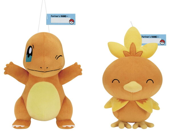 ポケットモンスター もふぐっと Hello Partnerぬいぐるみ～ヒトカゲ・アチャモ～  ポケぬい スカーレット バイオレット 3980円以上購入送料無料 ポケモン はじめてのプレゼント 約29センチ いつでも一緒 抱っこ プレゼント 小学生 幼稚園 誕生日 クリスマス おやすみ
