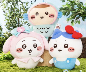 ちいかわ×サンリオキャラクターズ BIGぬいぐるみ1 サンリオ キティ マイメロディ ハンギョドン ハチワレ くりまんじゅう うさぎ モモンガ シーサー キャラクター 可愛い インテリア 3980円以上購入で送料無料 他との組み合わせOK 誕生日 ハロウィン 名シーン ちいぽけ