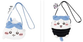 【C賞】ハチワレだらけくじ ぬいぐるみポシェット ちいかわ ナガノ ハチワレ くりまんじゅう うさぎ モモンガ キャラクター 可愛い インテリア なんかちいさくてかわいいやつ プリャ 大きい ちいぽけ