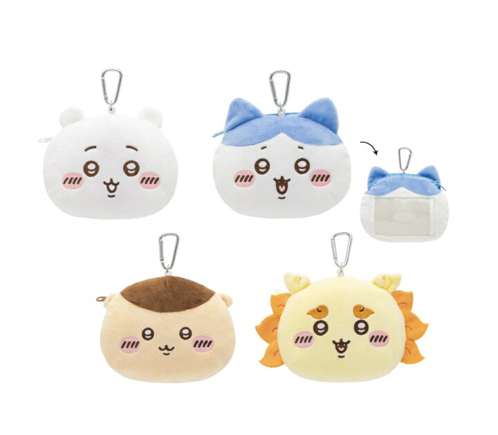 楽天市場】【4個セット】ちいかわ ぬいぐるみパスケースポーチ1 