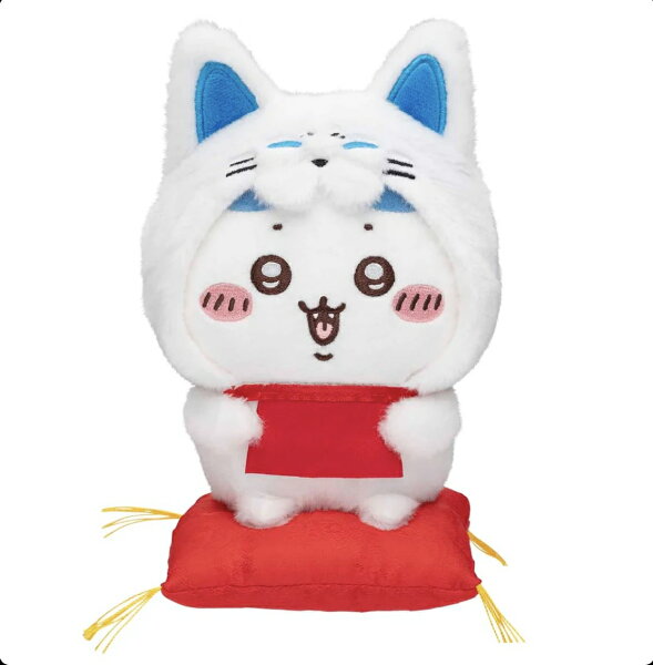 【ハチワレ】伏見稲荷なぬいぐるみ（ハチワレ）　約20センチ ちいかわ ぬいぐるみハチワレ くりまんじゅう うさぎ  モモンガ キャラクター 可愛い インテリア 3980円以上購入 送料無料 組み合わせOK なんかちいさくてかわいいやつ 京都 limited premium ちいぽけ