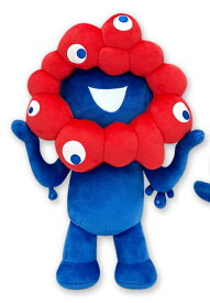 口開け【ミャクミャク】大阪 関西万博公式キャラクター「EXPO2025 ミャクミャク BIGぬいぐるみ」約40センチ キャラクター 可愛い インテリア 大阪・関西万博公式ライセンス商品（Expo 2025 Osaka、 Kansai、 Japan、 Official Licensed ）