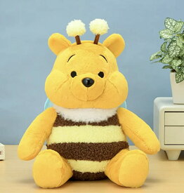【プーさん】くまのプーさんL ぬいぐるみ ほっぺぷっくり みつばちVer. かわいい 女の子 プレゼント おもちゃ ぬいぐるみ 大きい ディズニー 映画 プー ティガー ピクサー