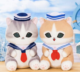 【セーラー】mofusand セーラーにゃんBIGぬいぐるみ モフサンド 猫 かわいい サメにゃん セーラー 夏 海