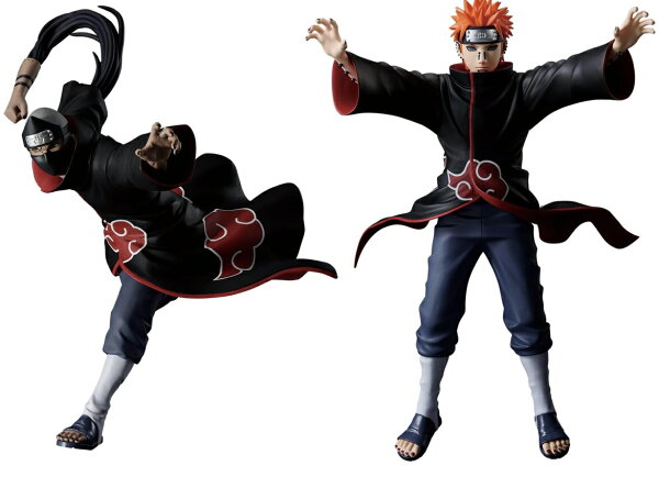 NARUTO-ナルト- 疾風伝 VIBRATION STARS-KAKUZU ＆ PAIN- 角都 ペイン 暁 フィギュア グッズ  NARUTO疾風伝 初代火影 千手柱間 三代目火影 サスケ サクラ 忍刀七人衆 ヒナタ シカマル 我愛羅 ミナト ボルト 九尾