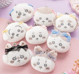 ちいかわ　ミニがま口ポーチ リボン　ちいかわ 小銭入れ お財布 ぬいぐるみ ハチワレ くりまんじゅう うさぎ キャラクター 可愛い インテリア 3980円以上購入 送料無料 組み合わせOK パジャマ なんかちいさくてかわいいやつ 新入荷 ちいぽけ