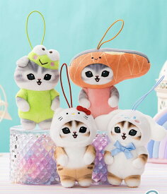 mofusand×サンリオキャラクターズ2 マスコット キャラクター 可愛い インテリア 3980円以上購入 送料無料 組み合わせOK 新入荷 ハローキティ ポムポムプリン シナモロール マイメロディ クロミ ハンギョドン 切り身 KIRIMIちゃん 鮭 ケロッピー