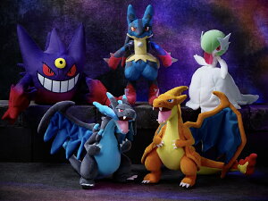 一番くじ ポケットモンスター メガシンカ ポケモン A賞 B賞 C賞 D賞 ラストワン ぬいぐるみ ピカチュウ リザードン サーナイト ゲンガー ルカリオ 約21センチ 大きい ぬいぐるみ ポケモン