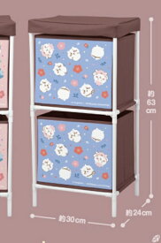 ちいかわ 2段収納ボックス　ハチワレ くりまんじゅう うさぎ モモンガ キャラクター 可愛い インテリア 3980円以上購入 送料無料 組み合わせOK なんかちいさくてかわいいやつ　新入荷 クリスマス 記念日 ちいぽけ 収納