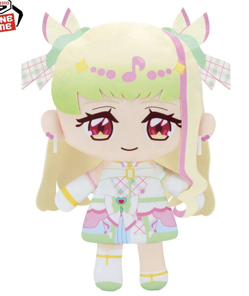 【キュアズキューン】キミとアイドルプリキュア♪  めちゃもふぐっと ぬいぐるみ～キュアズキューン～ 約33センチ 大きい プリキュア アイドル ペット キュアアイドル キュアウインク キュアキュンキュン メロロン