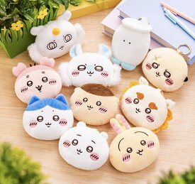 ちいかわ エコバッグ入りおかおマスコット マスコット ちいかわ ぬいぐるみ ハチワレ くりまんじゅう うさぎ モモンガ キャラクター 可愛い インテリア 3980円以上購入で送料無料 他との組み合わせOK 誕生日 お買い物 袋 バック魔法 ちいぽけ