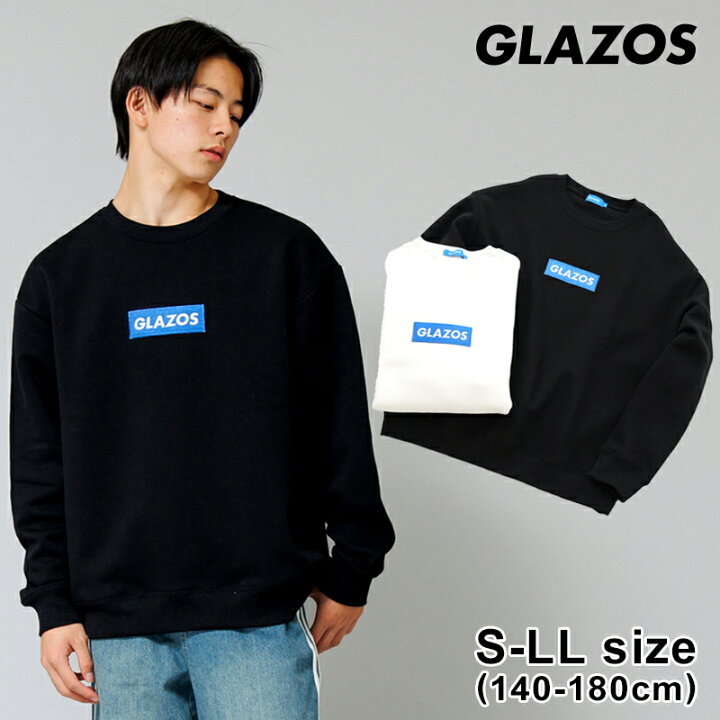 楽天市場】グラソス(GLAZOS)【あったか】裏起毛・ボックス刺繍ロゴ 