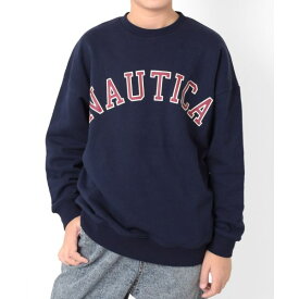 グラソス(GLAZOS)【NAUTICA】フロントロゴトレーナー 子供服 男の子 キッズ ジュニア 130cm 140cm 150cm 160cm 170cm 小学生 中学生 グラソス 長袖 トレーナー パーカー おしゃれ 秋冬