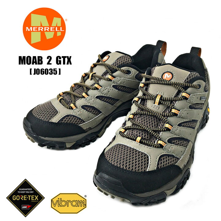 楽天市場】メレル MERRELL モアブ 2 GTX MOAB 2 GTX J06035 ゴアテック