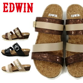 エドウィン EDWIN フットベットサンダル EW6012 コンフォート 定番 人気商品 【レディース】