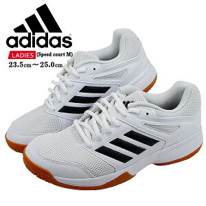AfB_X ADIDAS Xj[J[ fB[X zCg ubN X|[c ^C V[Y JWA IE8032 Xs[hR[g Speed court M yfB[Xz
