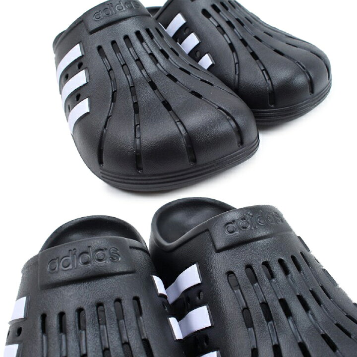 楽天市場 Adidas Adilette Clog U アディダス クロッグサンダル 3本ライン ブラック ホワイト Gz56 メンズ Onstep