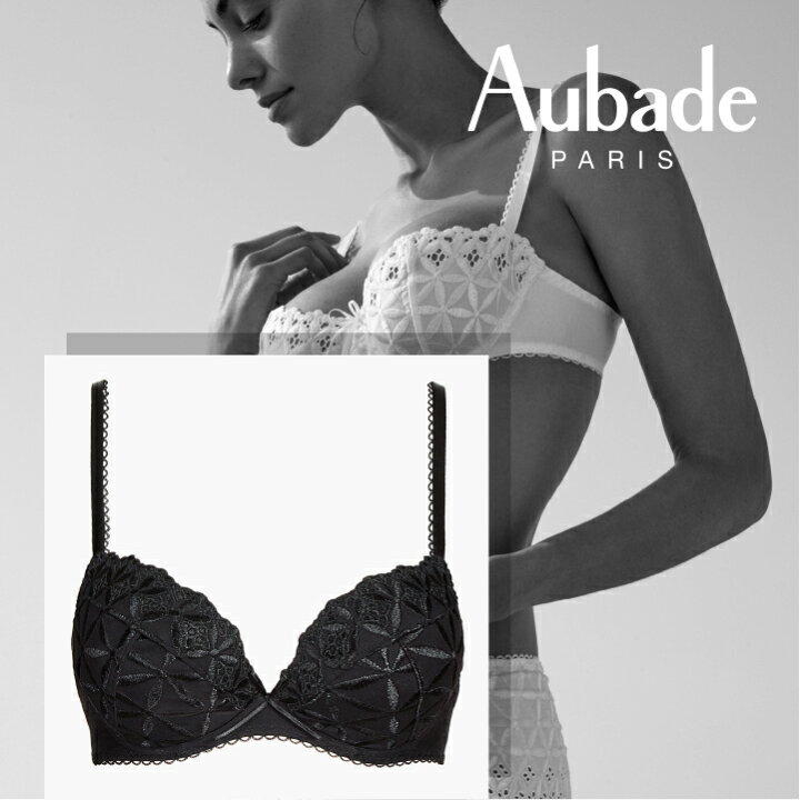 楽天市場】Aubade Bahia & Moi PY ダブルパデッドブラ ［ノワール  