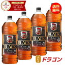 【送料無料】 ブラックニッカ　クリア 37度 4L×4本　1ケース 4000ml アサヒ ニッカウイスキー　ペット 大容量　業務用