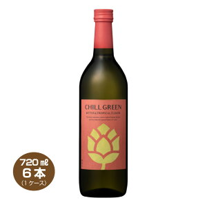 �y���������z�`���O���[�� �r�^�[���g���s�J�� CHILL GREEN bitter��tropical 25�x 720ml×6�{ �_�c�� ���Ē� �{�^�j�J���n