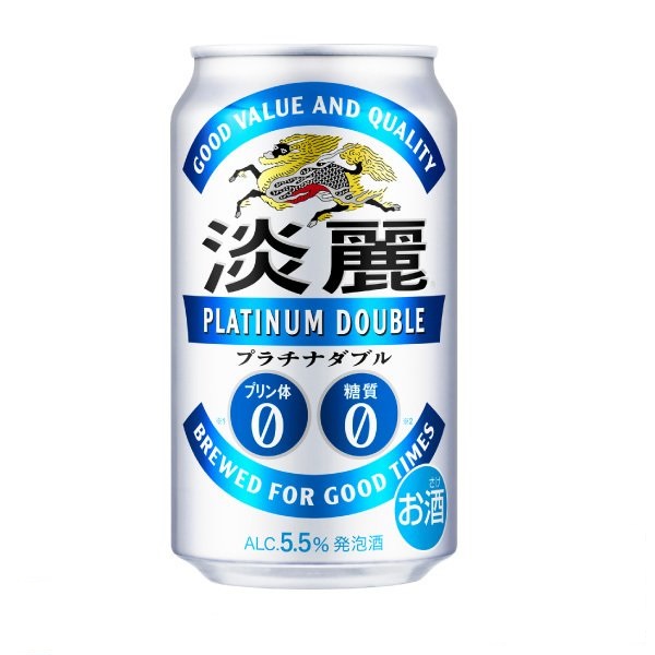 KIRIN 淡麗 プラチナダブル 350ml×24缶 - ビール・発泡酒