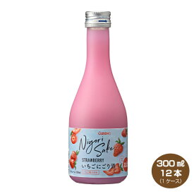 【送料無料】大関 いちごにごり酒 300ml×12本入り 1ケース ビン入り 7% リキュール