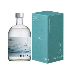 【送料無料】KOBE HERBAL GIN 白風 しらかぜ #02 白鶴 700ml カートン入り クラフトジン 神戸ハーブ