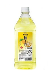 【送料無料】ニッカ 果実の酒 柚子酒 15度 1800ml×6本 1ケース 1.8Lペットボトル リキュール アサヒ カクテルコンク 業務用