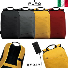 バックパック リュックサック ブランド 正規品 イタリア PURO S.p.a ブラック グレー イエロー レッド