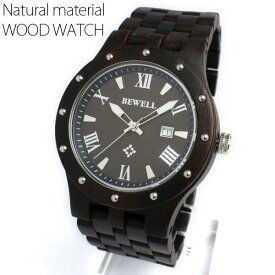 腕時計 メンズ 日本製シチズンMIYOTAムーブメント 日付カレンダー 天然素材 ウッドウォッチ 木製腕時計 軽量 送料無料