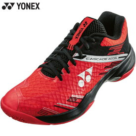 ヨネックス メンズ レディース パワークッションカスケードアクセル 靴 シューズ バドミントン 競技 ローカット 赤 送料無料 YONEX SHBCA1