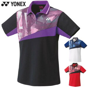ヨネックス レディース ウィメンズゲームシャツ バドミントン ウェア 競技 半袖 トップス UVカット 吸汗速乾 制電 送料無料 YONEX 20737