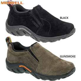 メレル ジュニア キッズ JUNGLE MOC KIDS 男の子 女の子 靴 シューズ ローカット スエード 伸縮性 履きやすい ブラック 黒 送料無料 MERRELL J95631 J95635