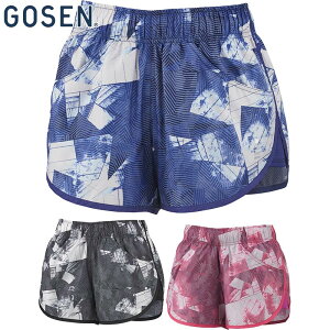 ゴーセン レディース ショートパンツ テニス ウェア 競技 ソフトテニス バドミントン ボトムス 撥水 運動 スポーツ ブラック 黒 ブルー 青 ピンク 送料無料 GOSEN PP1961