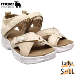 モズ レディース サンダル 靴 シューズ スポサン スポーツサンダル おしゃれ ストラップサンダル 厚底 カジュアル シンプル ナチュラル 合わせやすい ベージュ 送料無料 moz 3007