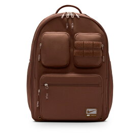 33L ナイキ メンズ レディース ナイキ ユーティリティ パワーバックパック バッグ 鞄 かばん 大容量 シンプル リュック ハウルハンドル ブラウン 茶色 送料無料 NIKE FN4120