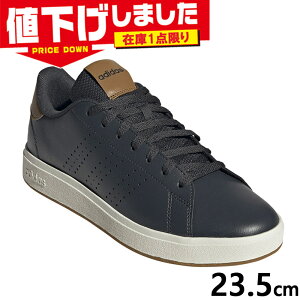 �݌�1�_���� 23.5cm �A�f�B�_�X �����Y ���f�B�[�X ADVANCOURT BASE 2.0 U �X�j�[�J�[ �C �V���[�Y �A�h�o���R�[�g �x�[�X �u���b�N �� �������� adidas JQ0389