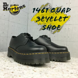 国内正規取扱店 ドクターマーチン レディース 1461 Quad 3 Eye Shoe 厚底 靴 シューズ 送料無料 Dr.Martens 25567001