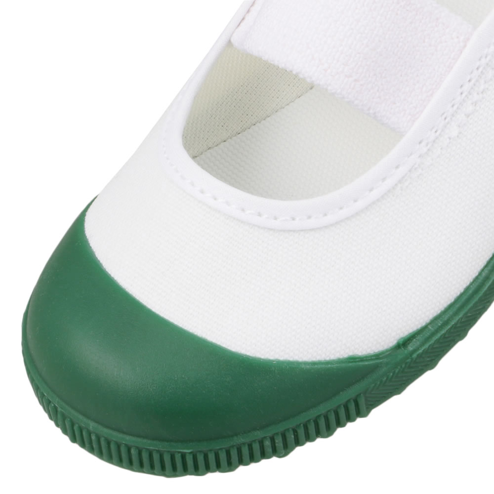 人気商品のルームカラー Room color 緑 上靴 キッズ HCB ジュニア バレエシューズ 上履き スクールシューズ 学校 日本製 子供靴  室内履き スリッポン 5200 国産 HCB 5201 グリーン 靴