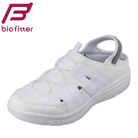 バイオフィッター ナース Bio Fitter BFN-25073 レディース靴 3E相当 ナースシューズ 抗菌加工 清潔 耐油 滑防 滑りにくい 仕事靴 お仕事 グレー×ホワイト